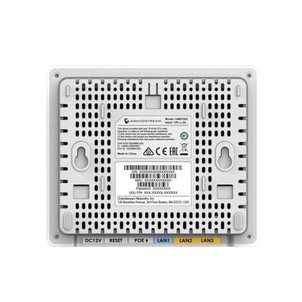 Punto de Acceso Wi-Fi Grandstream GWN7603 con 3 Puertos Gigabit - Imagen 3