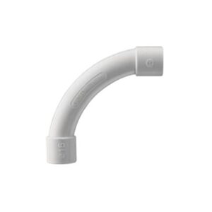 Curva de Radio para Tubería Rígida PVC 20 mm