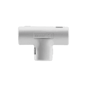 Unión en "T" para Tubería Rígida PVC Auto-extinguible de 20 mm