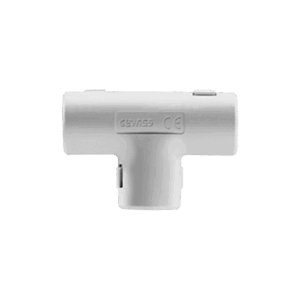 Unión en "T" para Tubería Rígida PVC Auto-extinguible de 25 mm