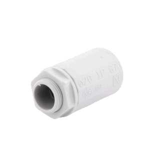 Conector de Tubería Rígida a Caja PVC Auto-extinguible de 20 mm