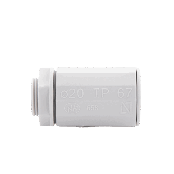 Conector de Tubería Rígida a Caja PVC Auto-extinguible de 20 mm - Imagen 3